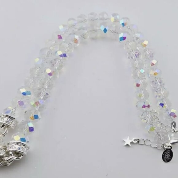 KIRKS FOLLY DANCING IN THE MOONLIGHT MAGNETIC ENHANCER & 10mm AB CRYSTAL NECKLAC - Picture 14 of 14